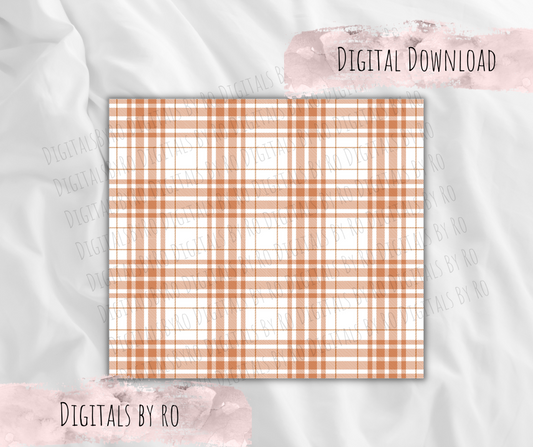 Rust Plaid Paper
