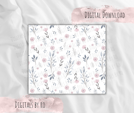 Pink Winter Florals